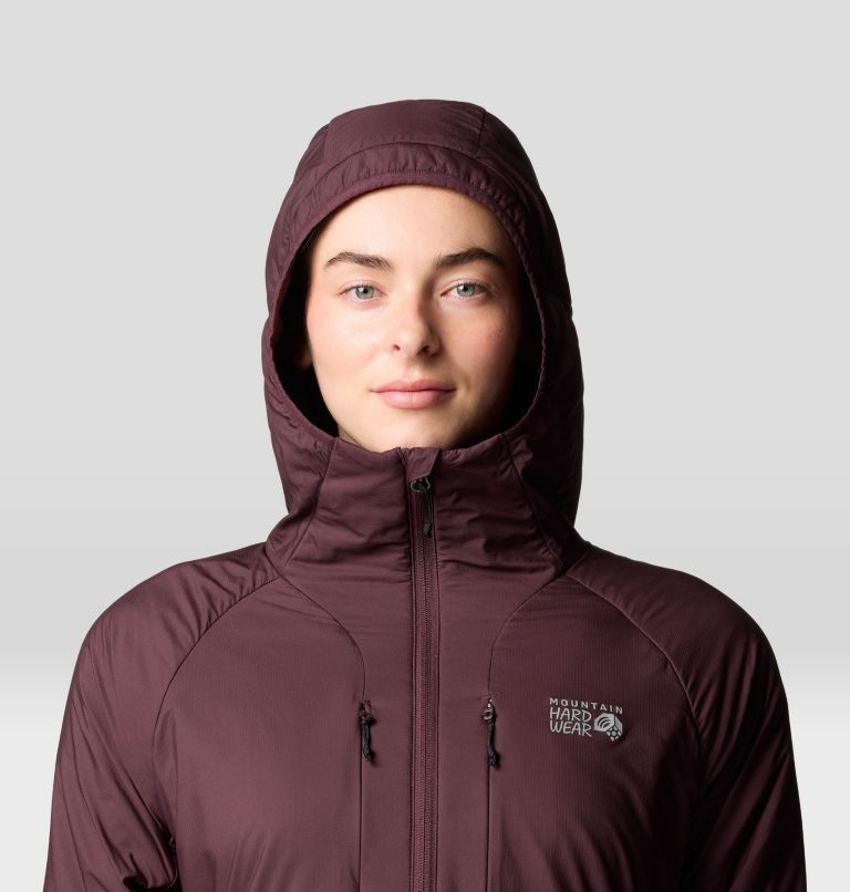 Women's Kor AirShell Warm Hoody, Color: Blackberry, image 4