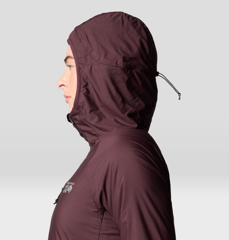 Women's Kor AirShell Warm Hoody, Color: Blackberry, image 5