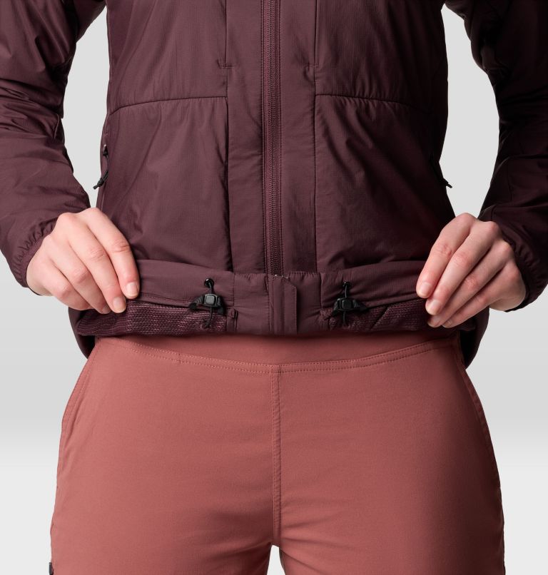 Women's Kor AirShell Warm Hoody, Color: Blackberry, image 7