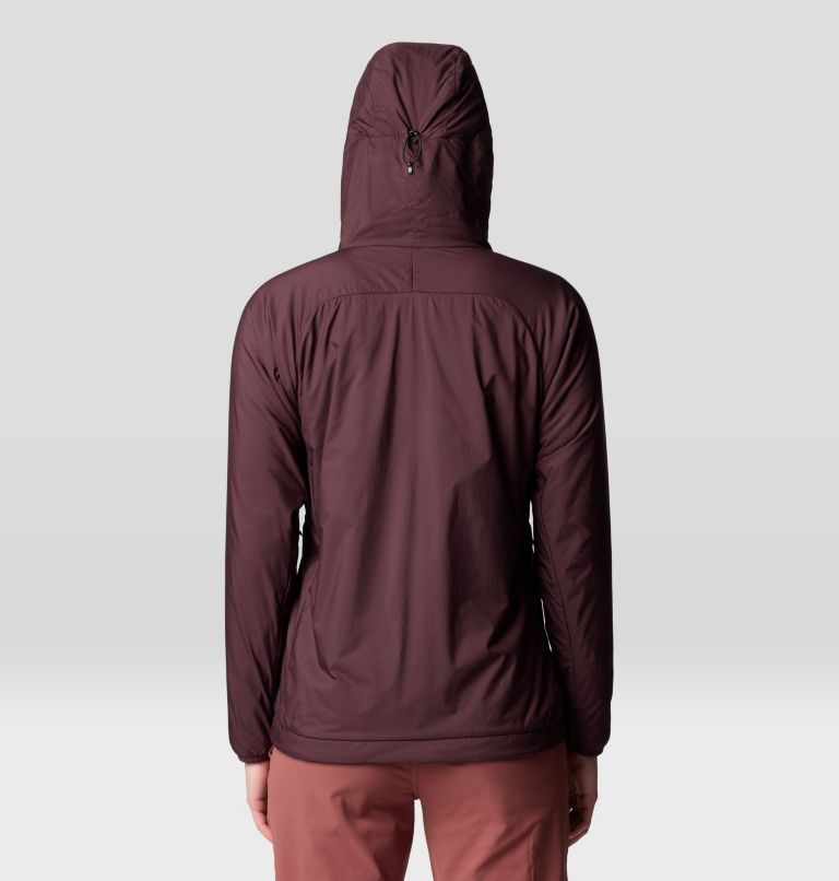 Women's Kor AirShell Warm Hoody, Color: Blackberry, image 2