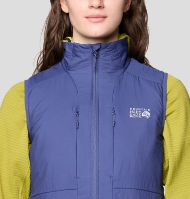 Women's Kor AirShell Warm Vest, Color: Lapis Dusk, image 8
