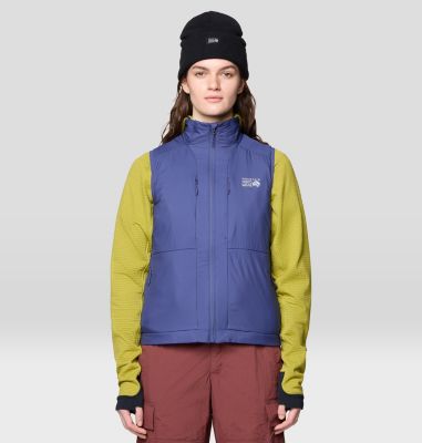 Women's Kor AirShell Warm Vest, Color: Lapis Dusk, image 5