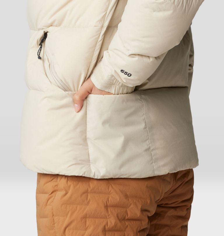 Women's Nevadan Down Jacket, Color: Wild Oyster, image 7