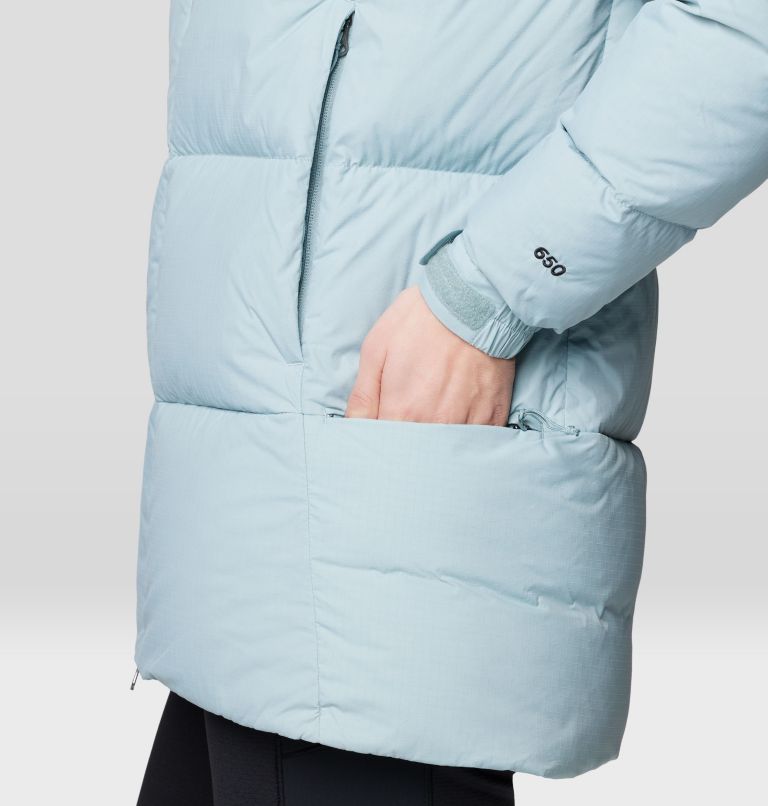 Women's Nevadan Down Parka, Color: Ice Shadow, image 11