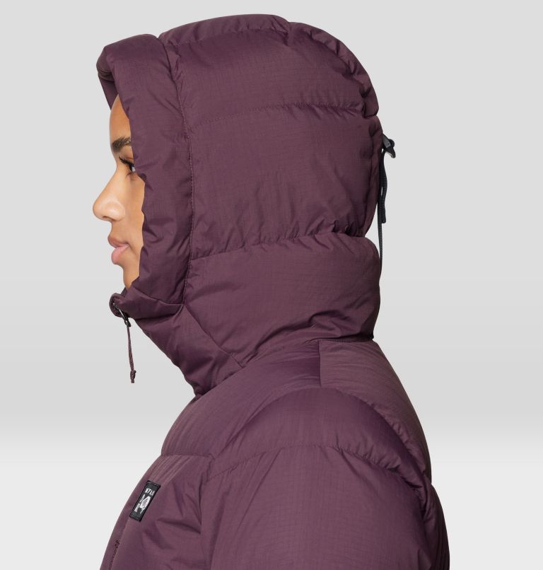 Women's Nevadan Down Parka, Color: Blackberry, image 8