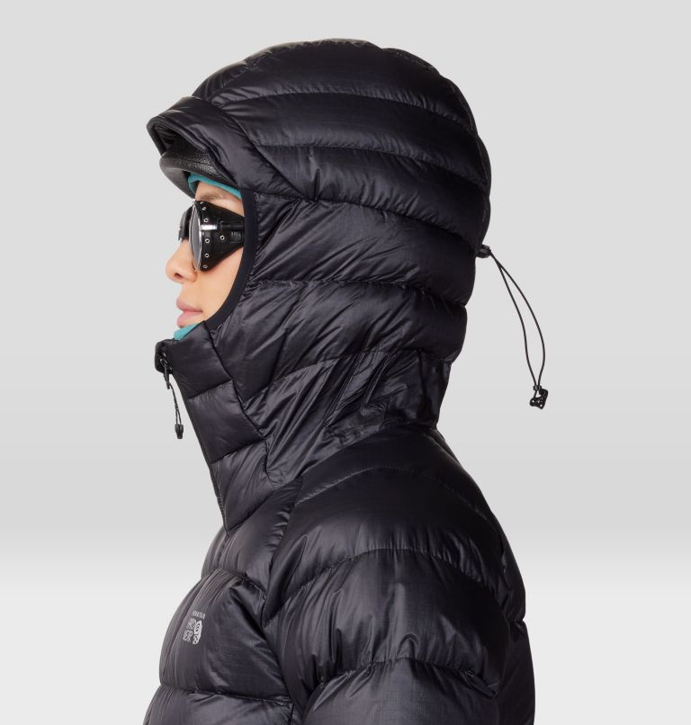 Women's Phantom Alpine Down Hooded Jacket, Color: Black, image 6