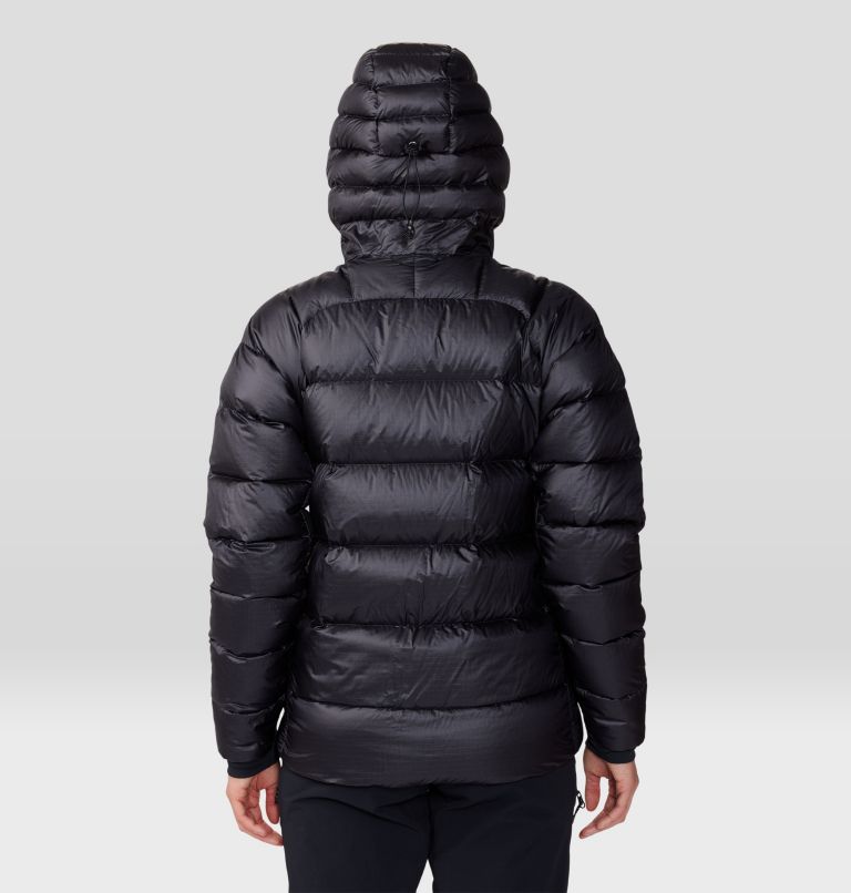 Women's Phantom Alpine Down Hooded Jacket, Color: Black, image 2
