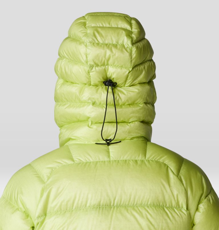 Women's Phantom Alpine Down Hooded Jacket, Color: Citron Glow, image 5