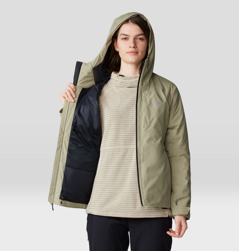 Women's Stretch Ozonic Insulated Jacket, Color: Mantis Green, image 7
