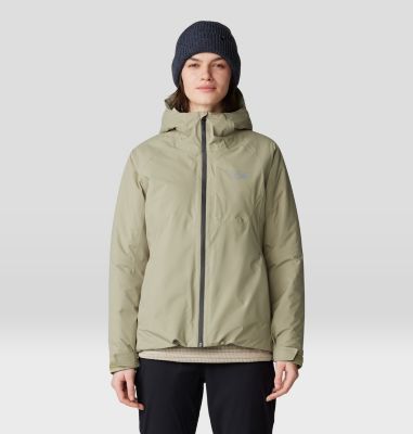 Women's Stretch Ozonic Insulated Jacket, Color: Mantis Green, image 1