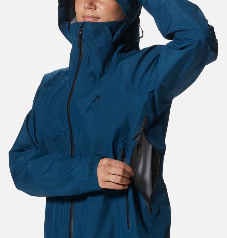 Women's Trailverse GORE-TEX Jacket, Color: Dark Caspian, image 8