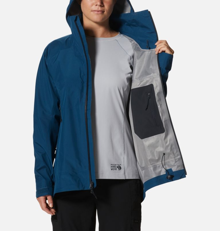 Women's Trailverse GORE-TEX Jacket, Color: Dark Caspian, image 9