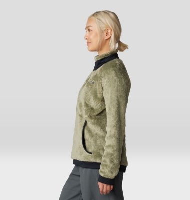 Women's Polartec® High Loft® Pullover, Color: Mantis Green, image 7