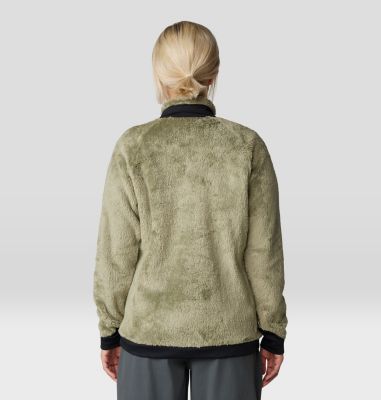 Women's Polartec® High Loft® Pullover, Color: Mantis Green, image 6