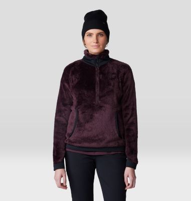 Women's Polartec® High Loft® Pullover, Color: Blackberry, image 1