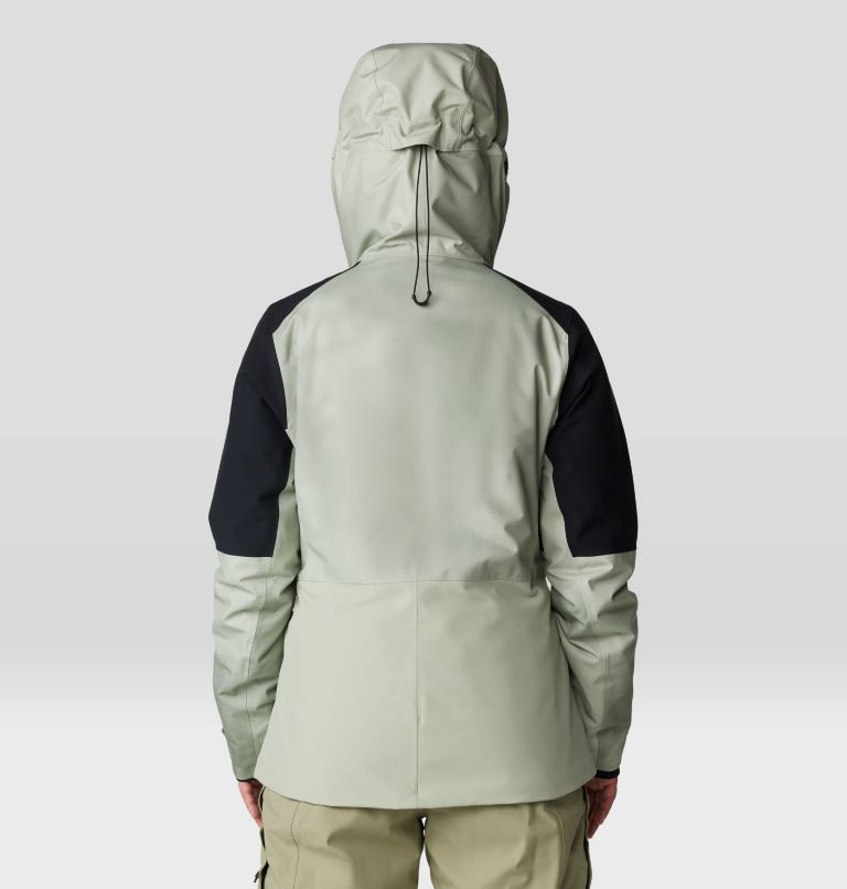 Women's Powder Maven Jacket, Color: White Sage, Mantis Green, Black, image 2
