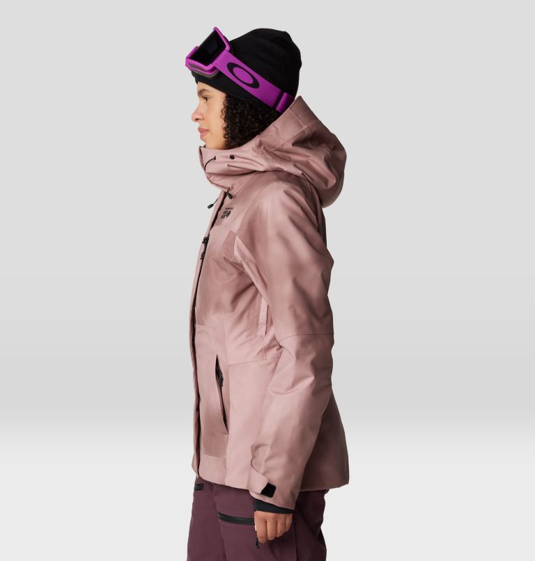 Women's Powder Maven Jacket, Color: Smoky Quartz Vapors Print, image 3