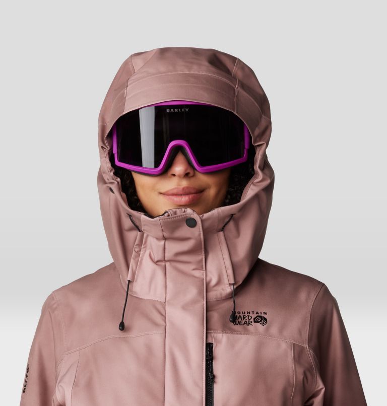 Women's Powder Maven Jacket, Color: Smoky Quartz Vapors Print, image 4