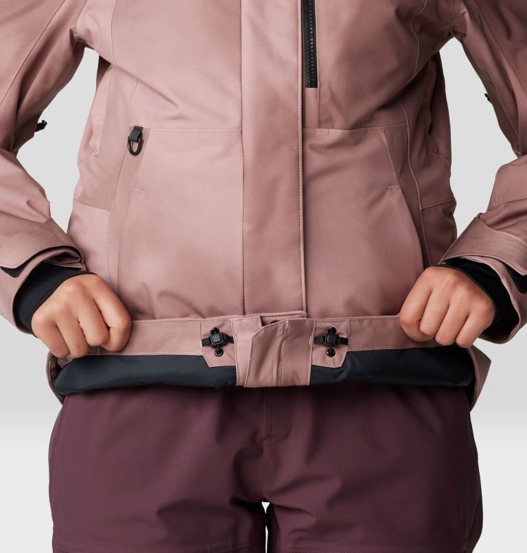 Women's Powder Maven Jacket, Color: Smoky Quartz Vapors Print, image 9