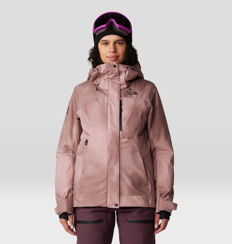 Women's Powder Maven Jacket, Color: Smoky Quartz Vapors Print, image 1