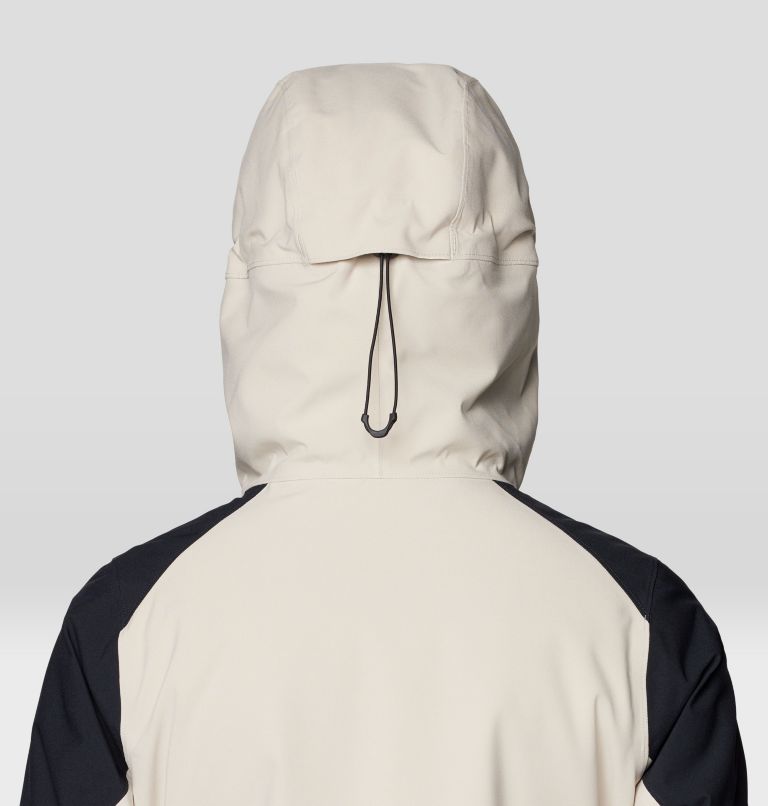 Women's Powder Maven Parka, Color: Fossil, Black, image 9