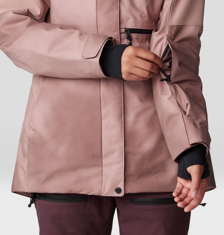 Women's Powder Maven Parka, Color: Smoky Quartz, Smoky Quartz Print, image 9