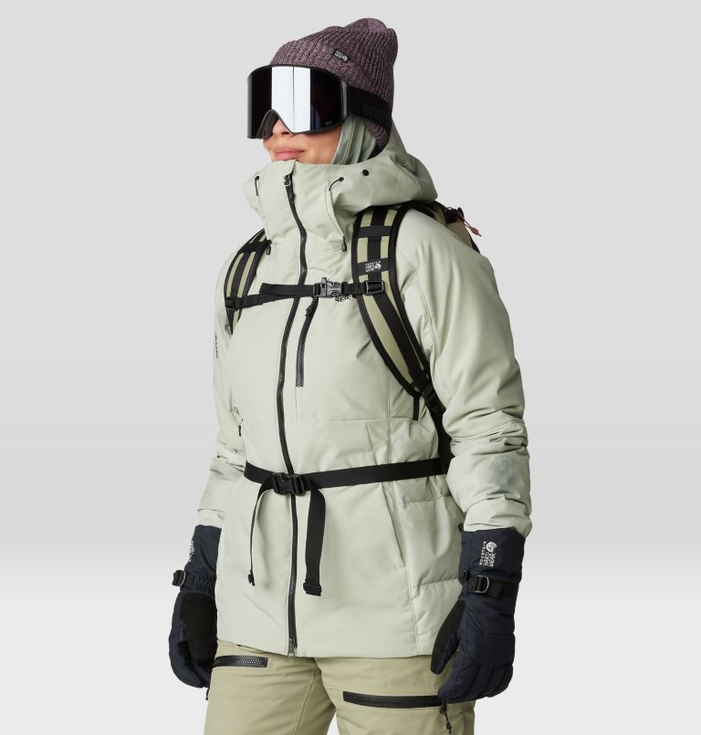 Women's Powder Maven Down Jacket, Color: White Sage, image 13