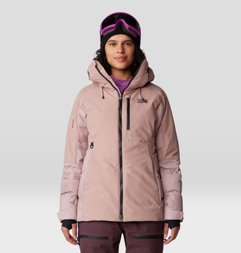 Mountain Hardwear Women's Pink/Gray Primaloft outlet Reversible Full-Zip Jacket