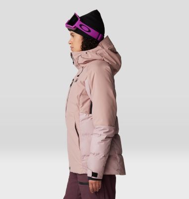 Women's Powder Maven Down Jacket, Color: Smoky Quartz, image 11
