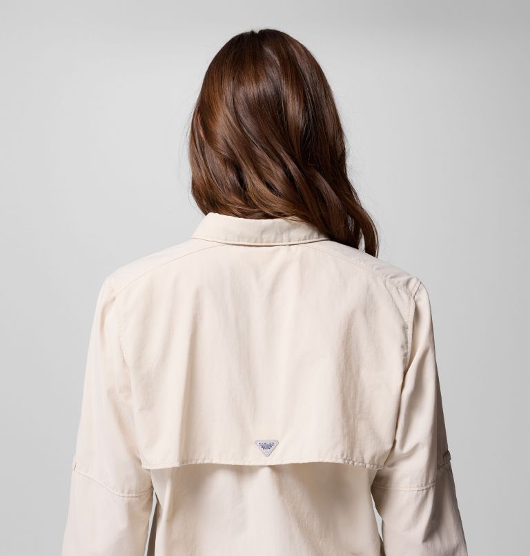Women's PFG Bahama II Long Sleeve Shirt, Color: Dark Stone, image 6