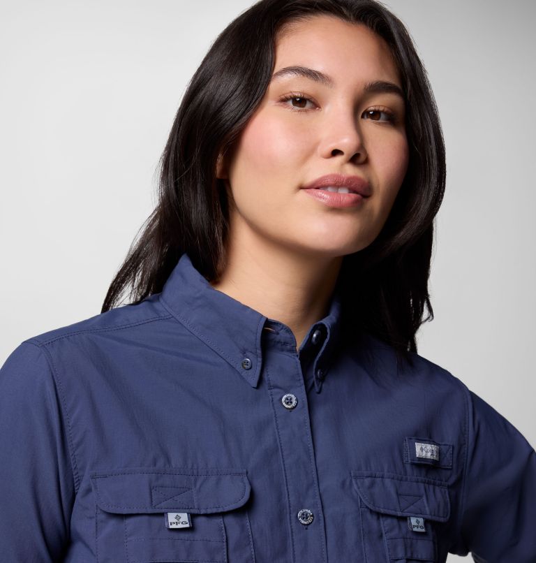Women's PFG Bahama II Long Sleeve Shirt, Color: Nocturnal, image 4