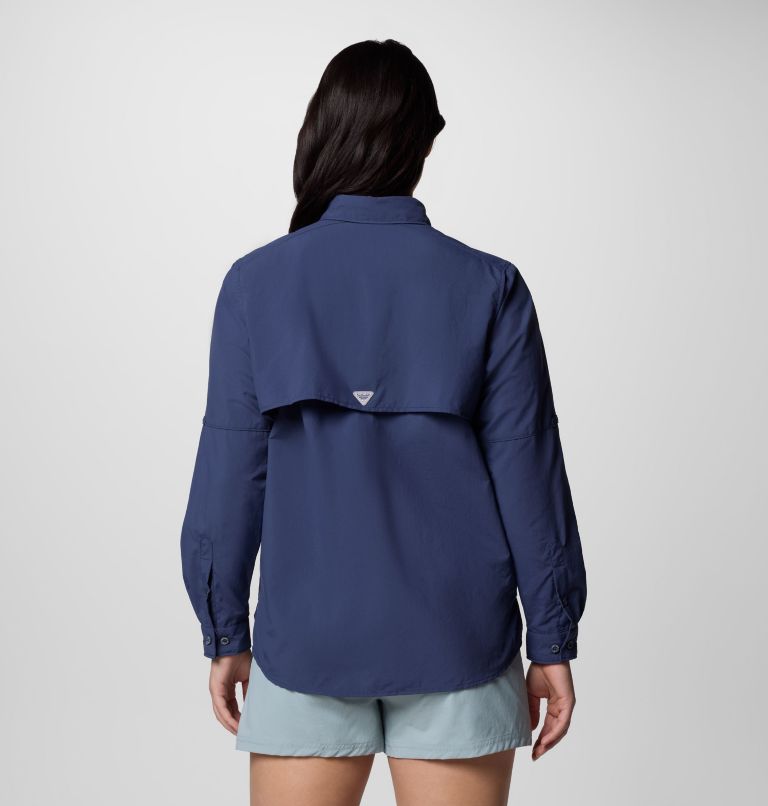 Women's PFG Bahama II Long Sleeve Shirt, Color: Nocturnal, image 2