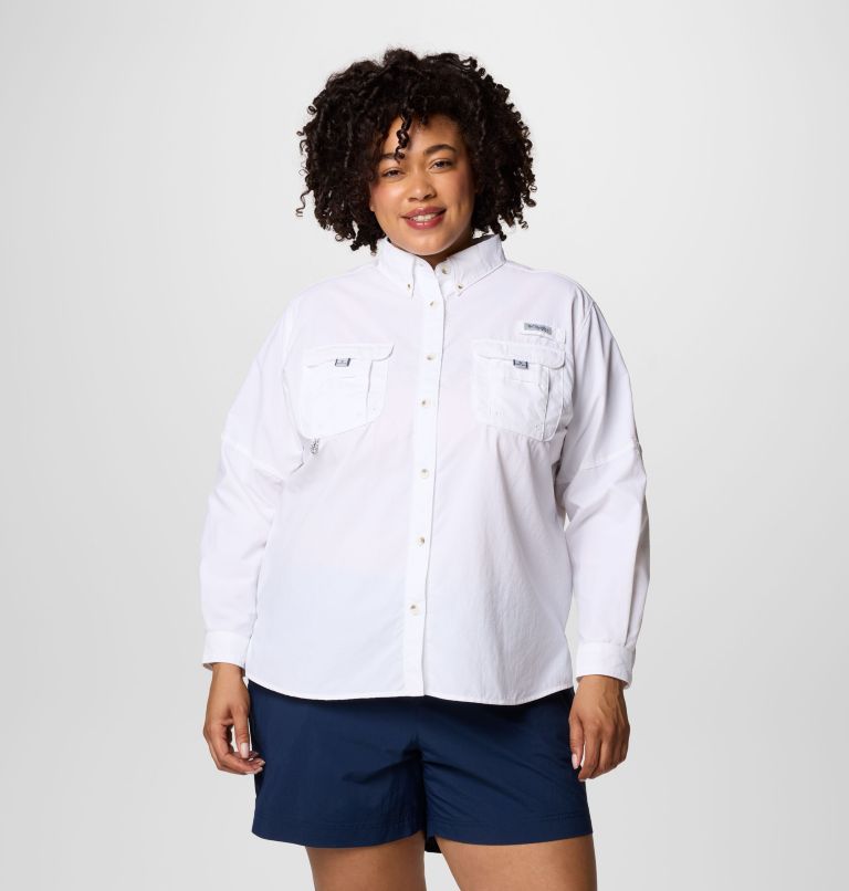 Womens Bahama II LS, Color: White, image 1