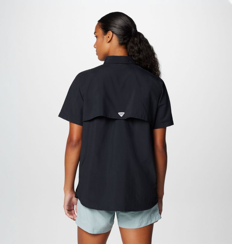 Women's PFG Bahama II Short Sleeve Shirt, Color: Black, image 2