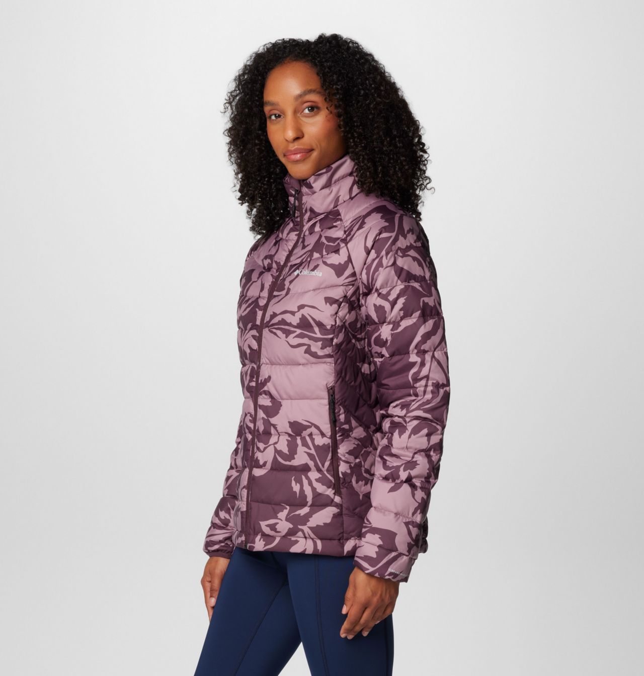 Women's Powder Lite™ II Printed Full Zip Jacket | 607 | XS 4