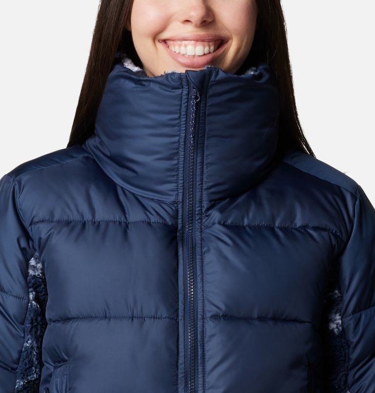 Women s Leadbetter Point II Sherpa Printed Puffer Jacket