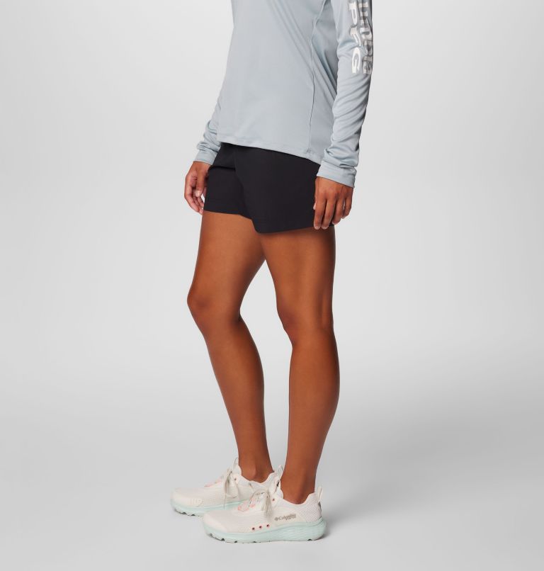 Women's Backcast II Water Shorts, Color: Black, image 4
