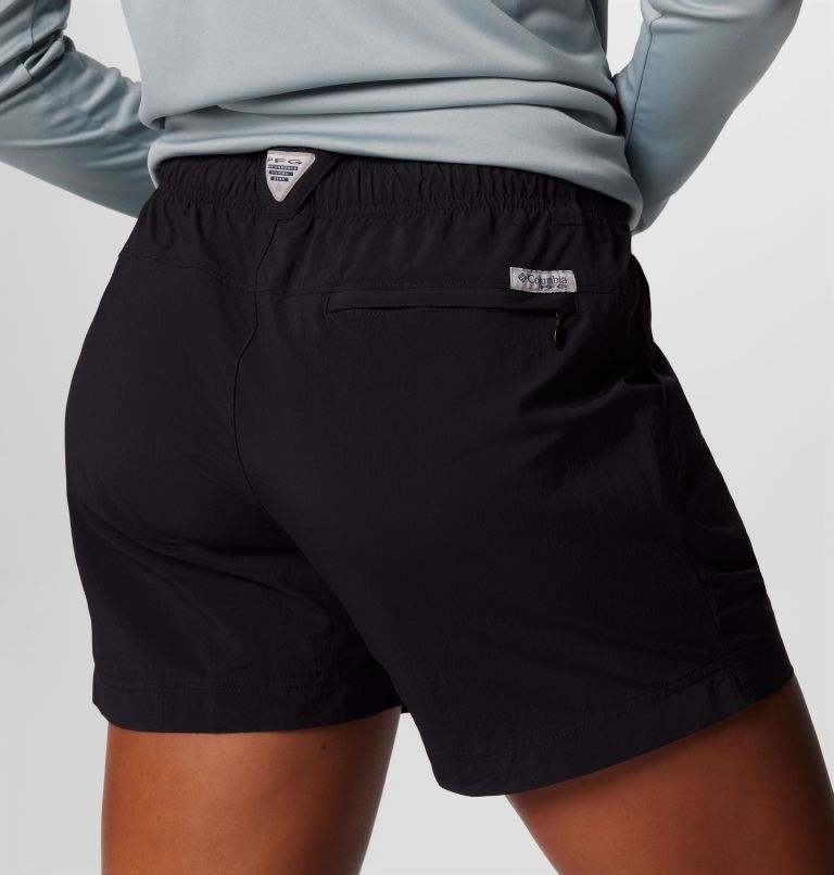 Women's Backcast II Water Shorts, Color: Black, image 5
