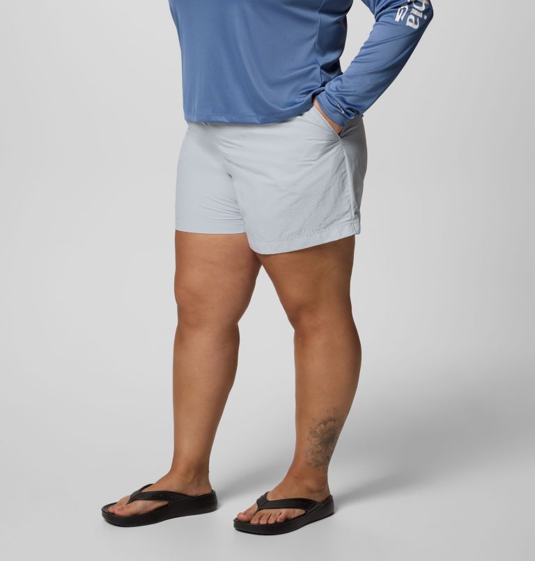 Women's Backcast II Water Shorts - Plus Size, Color: Cirrus Grey, image 3