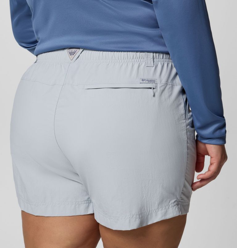 Women's Backcast II Water Shorts - Plus Size, Color: Cirrus Grey, image 5
