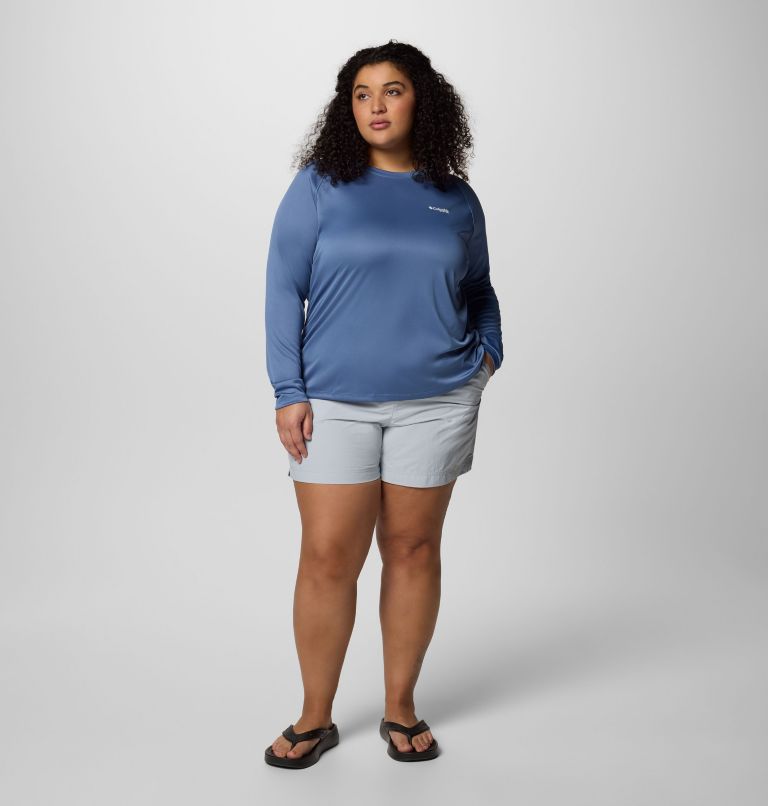 Women's Backcast II Water Shorts - Plus Size, Color: Cirrus Grey, image 6
