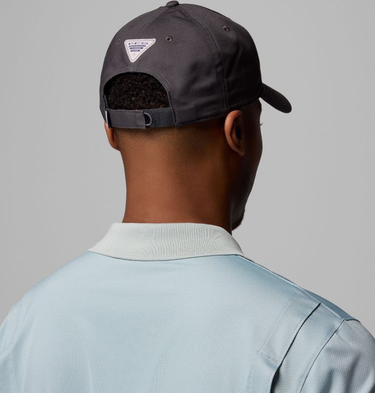 PFG Bonehead Ball Cap, Color: Shark, Stacked Embroidery, image 4