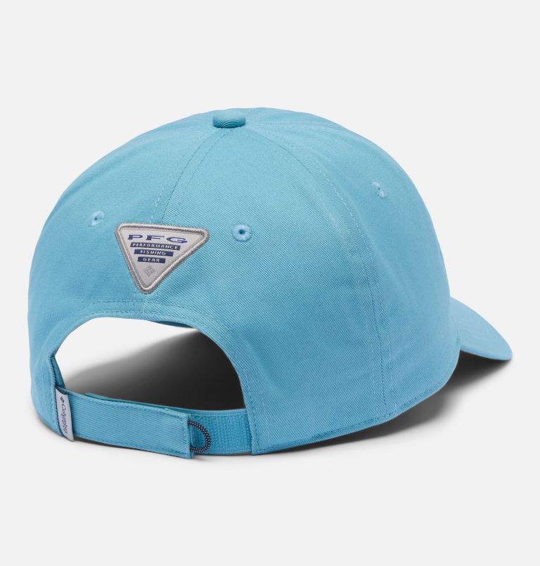 PFG Bonehead Ball Cap, Color: Vintage Blue, Stacked Embroidery, image 2
