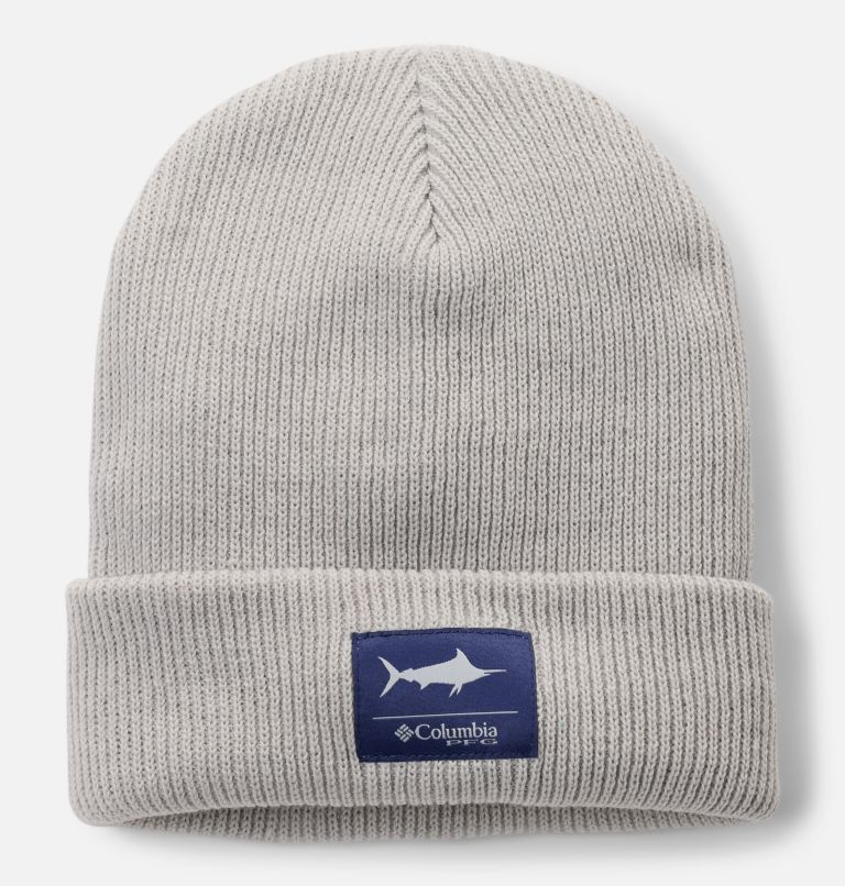 PFG Cuffed Beanie, Color: Cool Grey, Marlin, image 1