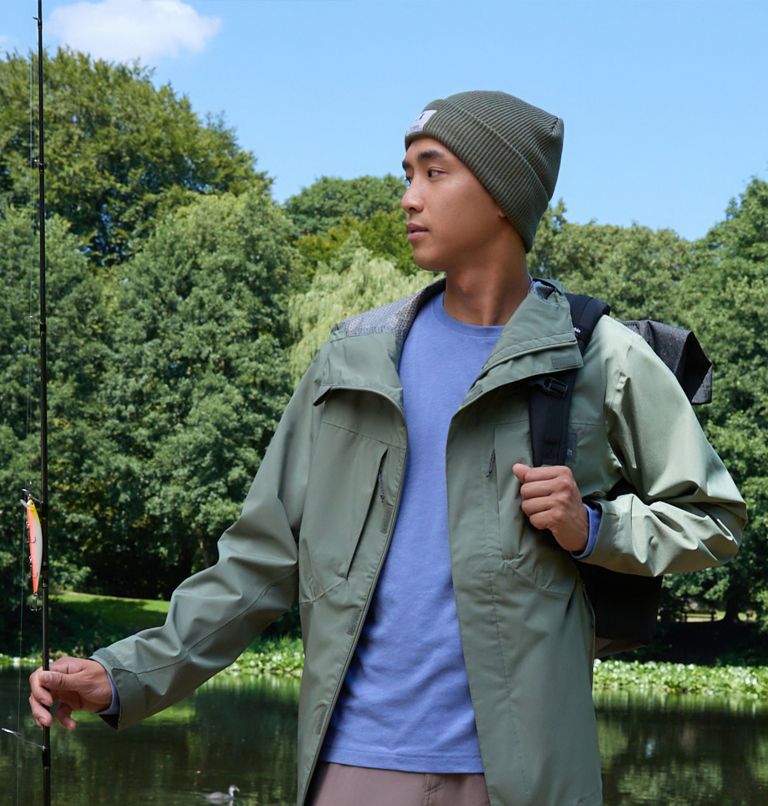 Unisex PFG Cuffed Beanie, Color: Cypress, Fly, image 3