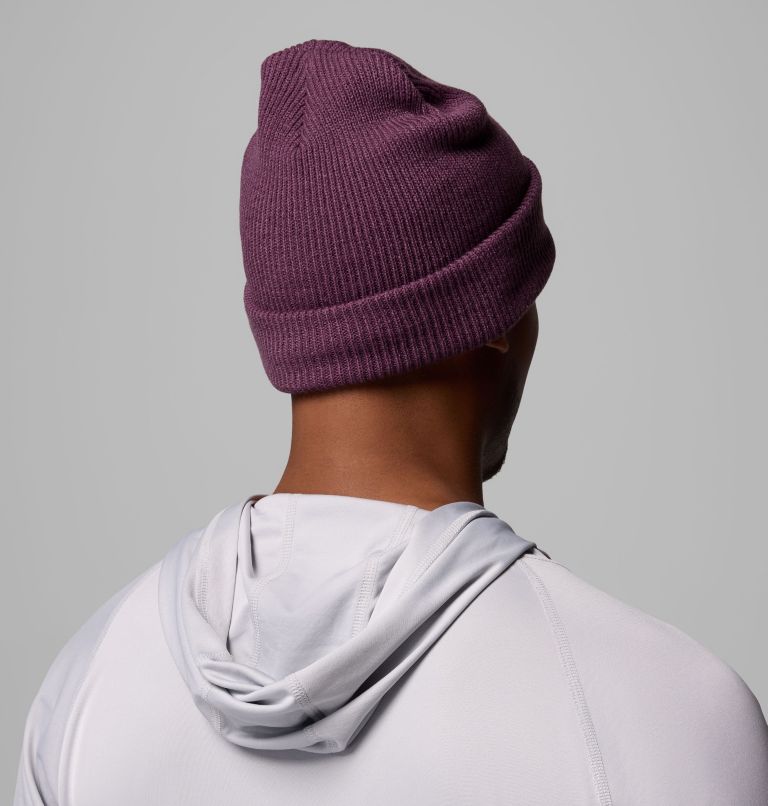 PFG Cuffed Beanie, Color: Dusty Purple, Fly, image 3
