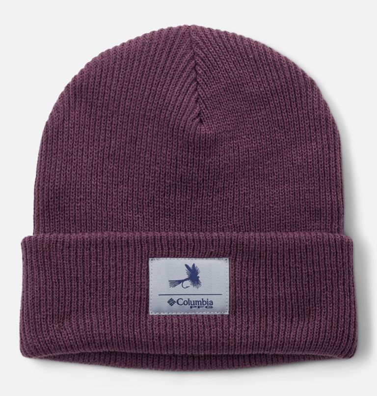 PFG Cuffed Beanie, Color: Dusty Purple, Fly, image 1