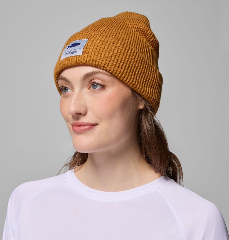 PFG Cuffed Beanie, Color: Maple Sugar, Bass, image 4