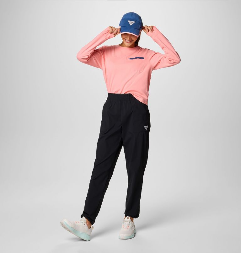 Women's PFG Tidal Roamer II Stretch Pants, Color: Black, image 3