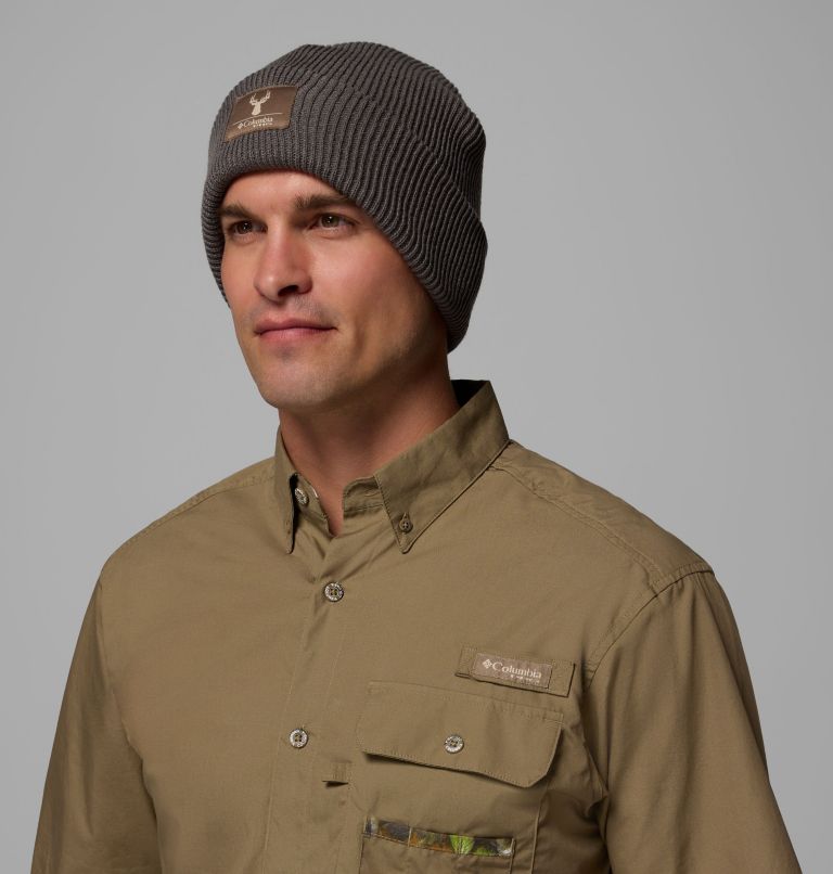 PHG Cuffed Beanie, Color: City Grey, Buck, image 2